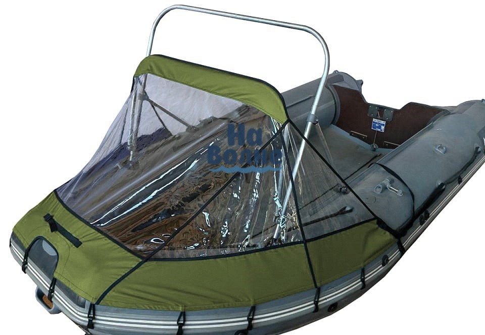 Носовой тент для лодок ПВХ с таргой Носовой тент для лодок ПВХ с таргой